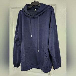 Women's Navy Blue Hoodie